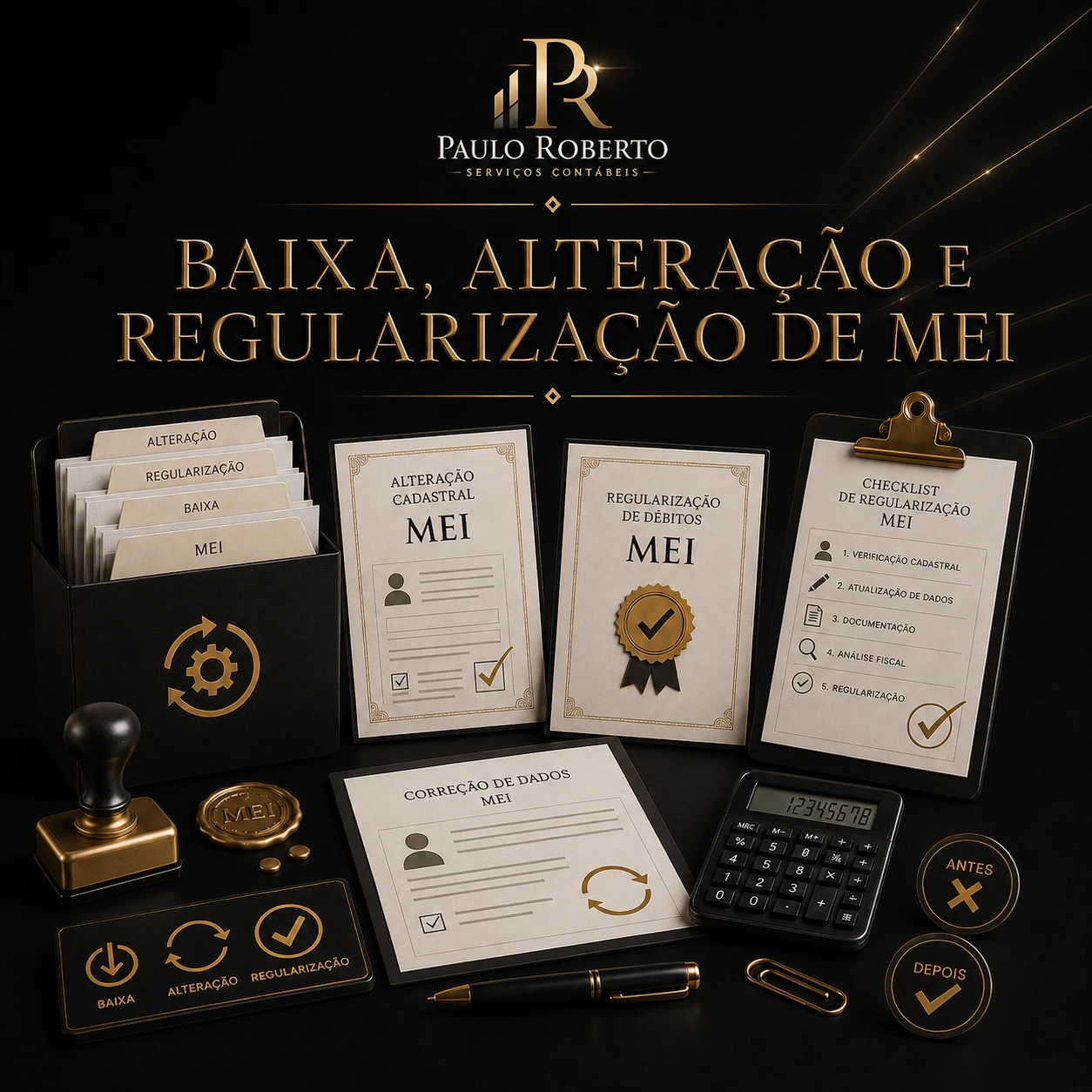 Baixa, Alteração e Regularização de MEI